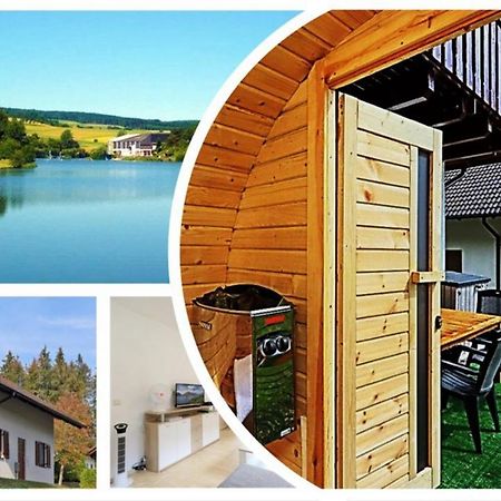 Seepark Kirchheim Ferienhaus Bei Vera Mit Sauna Esterno foto