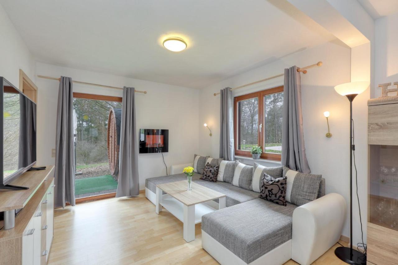 Seepark Kirchheim Ferienhaus Bei Vera Mit Sauna Esterno foto